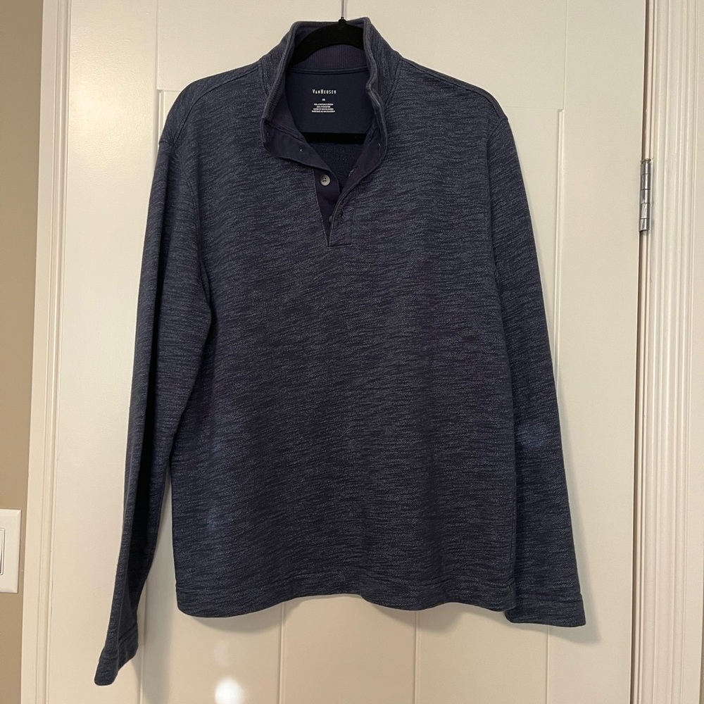 Van Heusen Men Navy Sweater